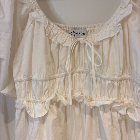 En Saison White Midi Dress Size Small - Picture 4 of 11